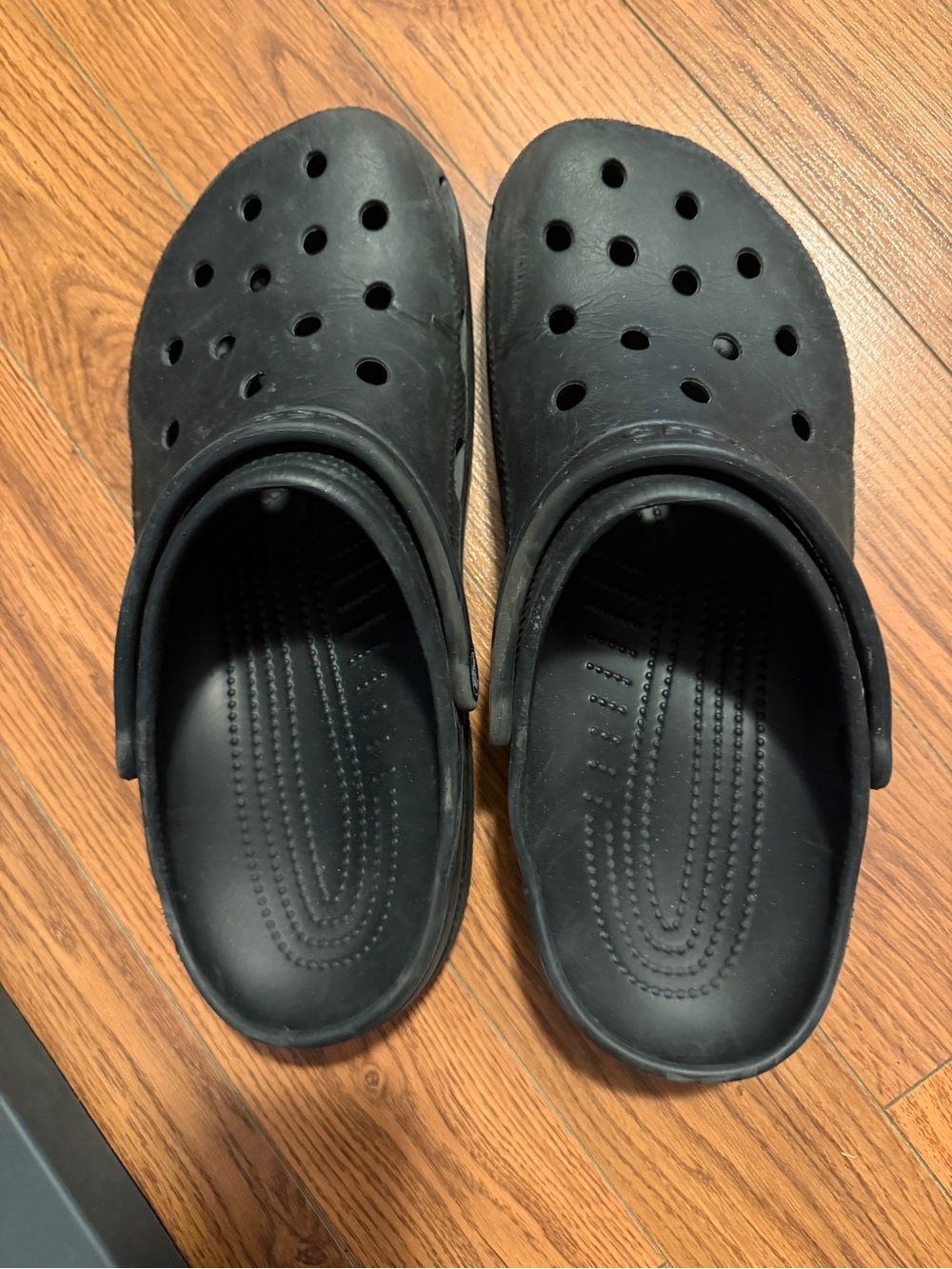 Men’s Black Slip-On Clog Shoes - Comfortable Everyday Wear